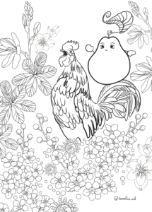 Pobarvanka Odrasli Hana str 20