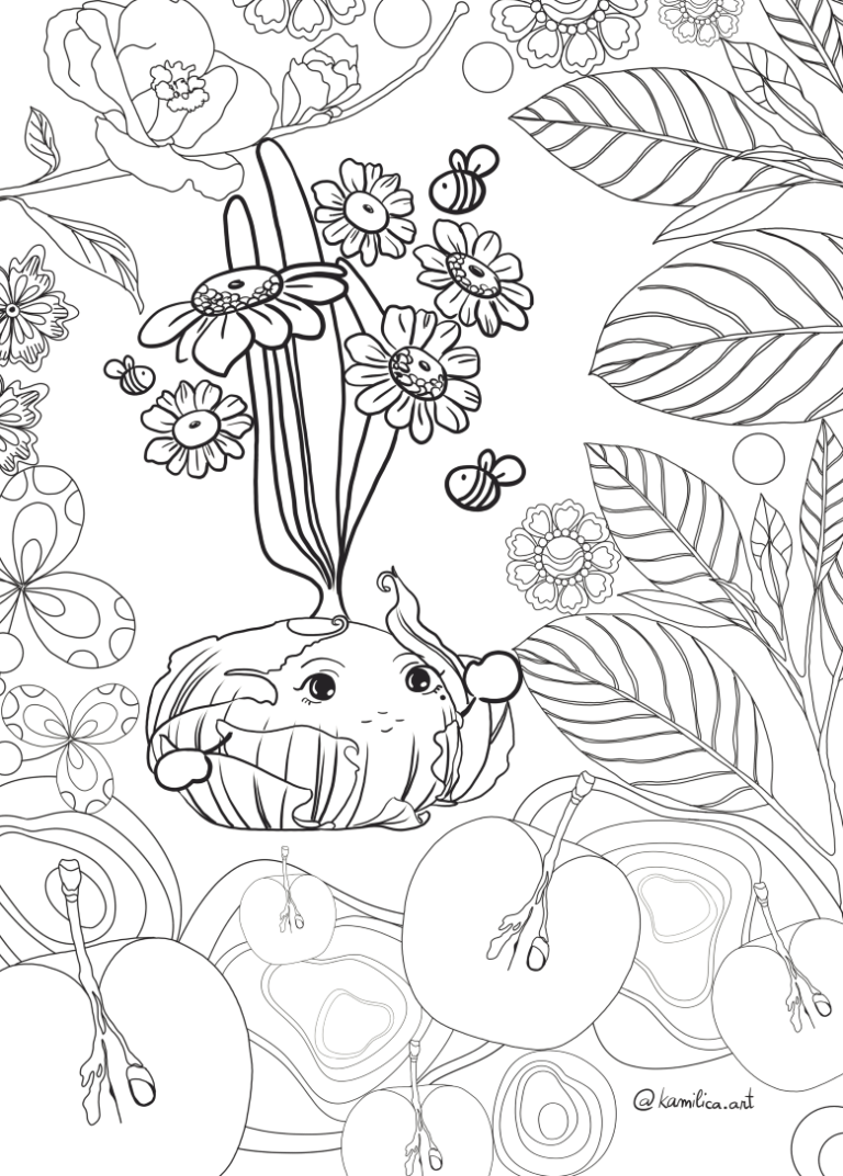 Pobarvanka Odrasli Hana str 4